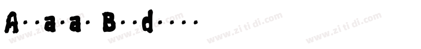 Apparat Bold字体转换